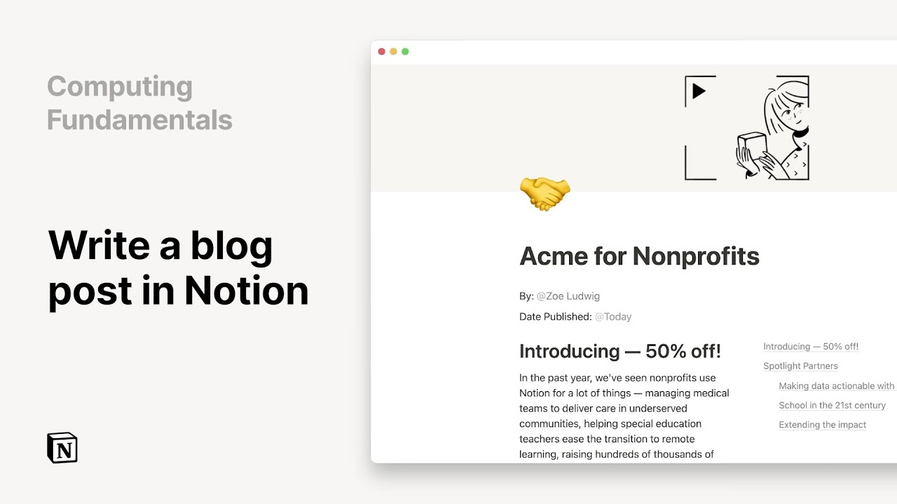 Crear una publicación de blog