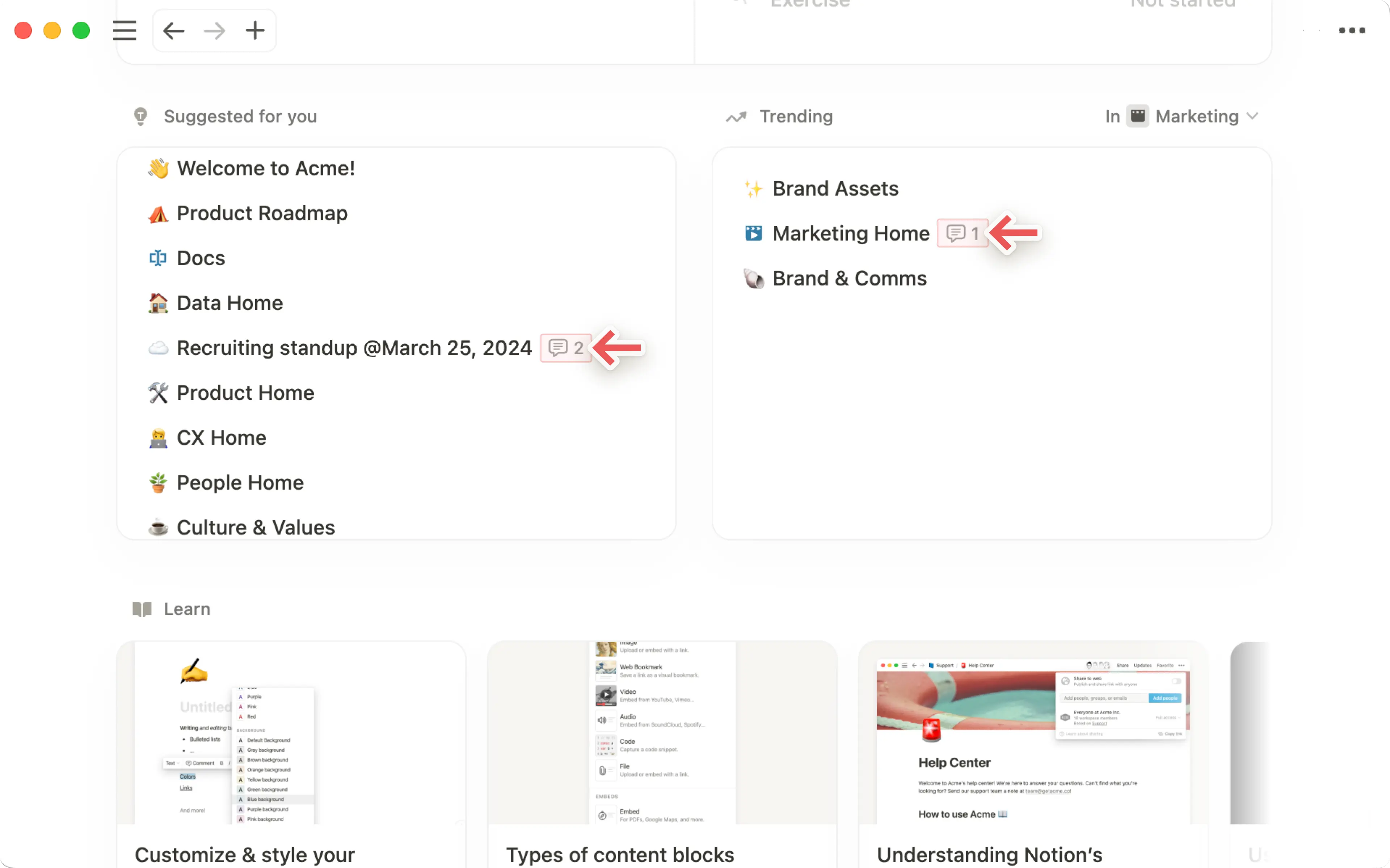 留言 - 首頁中的資料庫留言