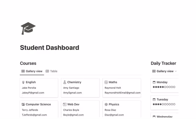 Student Dashboard