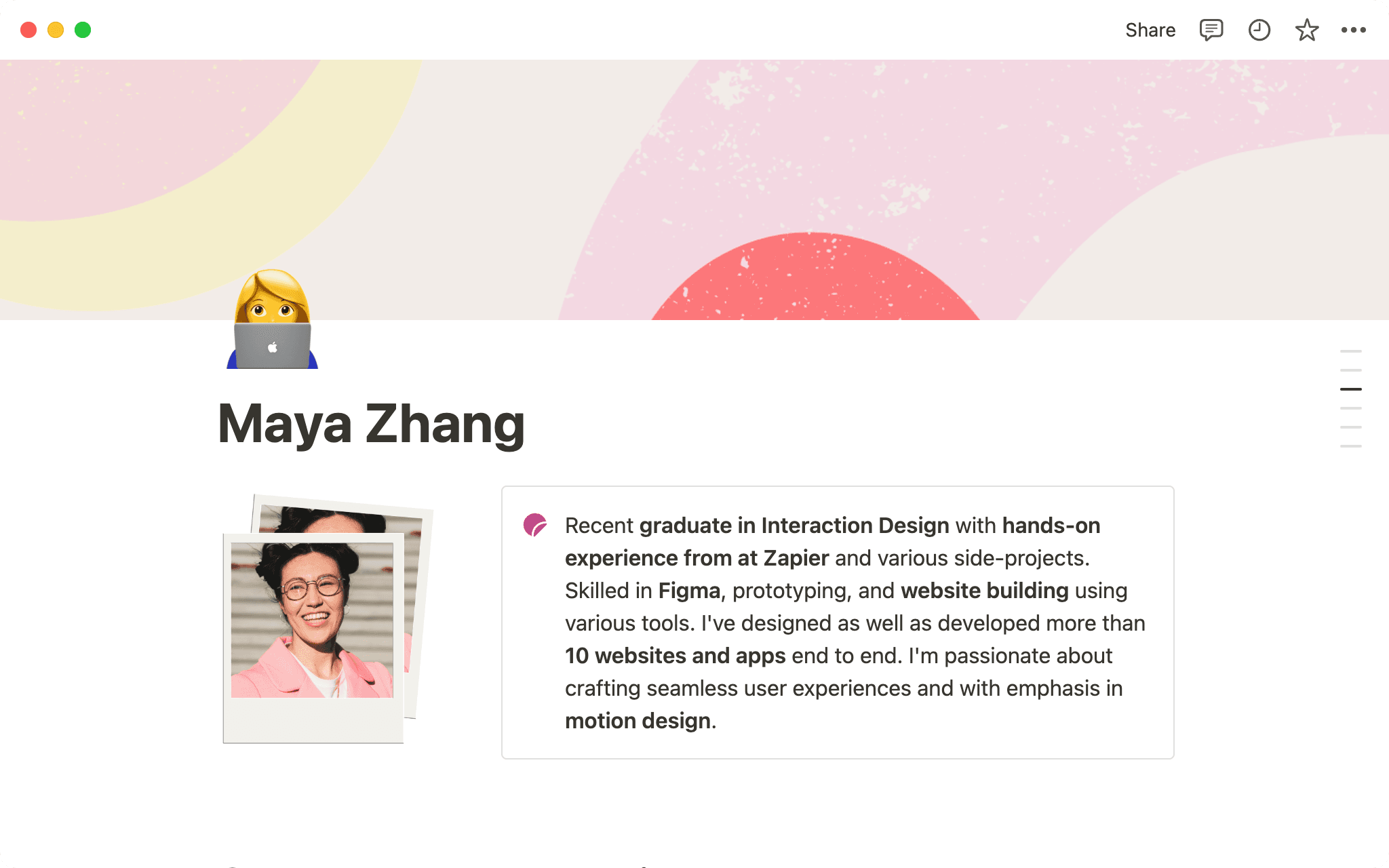 只要按幾下就可以發布任何內容。