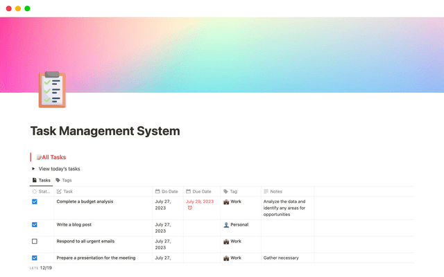 Task Management System