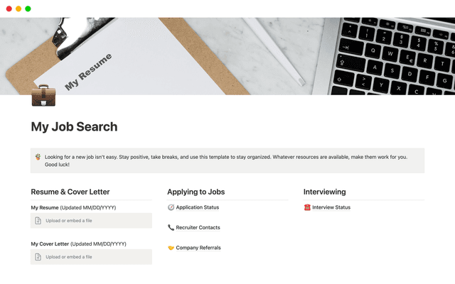 My Job Search